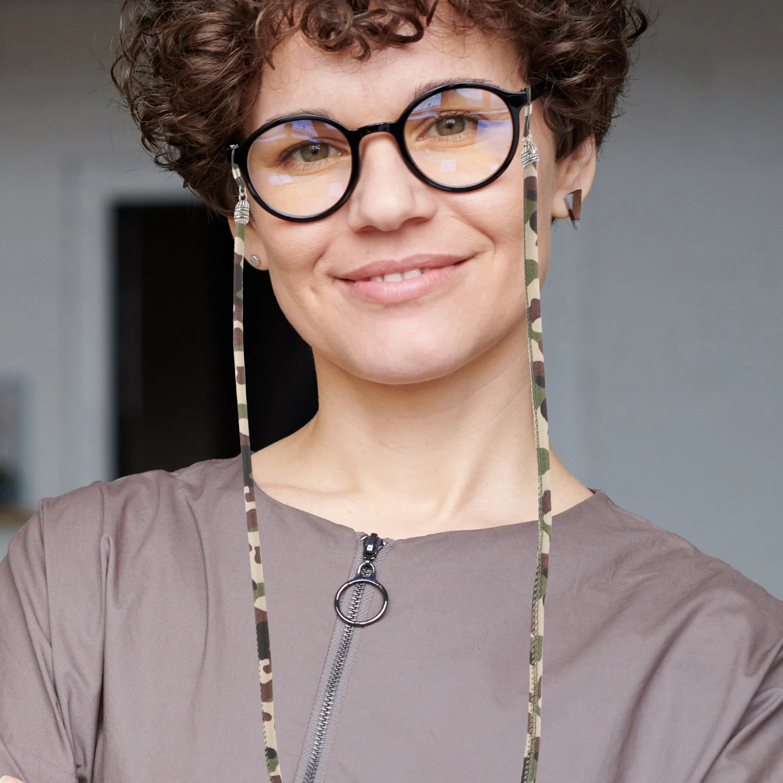 4pcs Eyeglass Holder Necklace Glasses Rope Around Neck Frame Accessories Anti Chains For Sports Activities