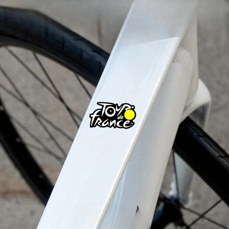 1PC Bicycle Frame Stickers Waterproof MTB Bike Top Tube Handlebars Fork Durable Vinyl Decals Decoration Motorcycle Accessories