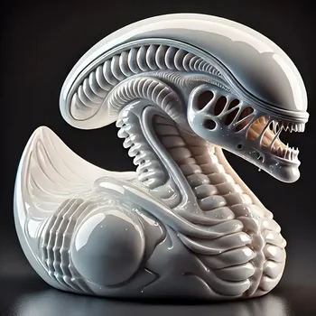 Alien Duck Resin Statues 1