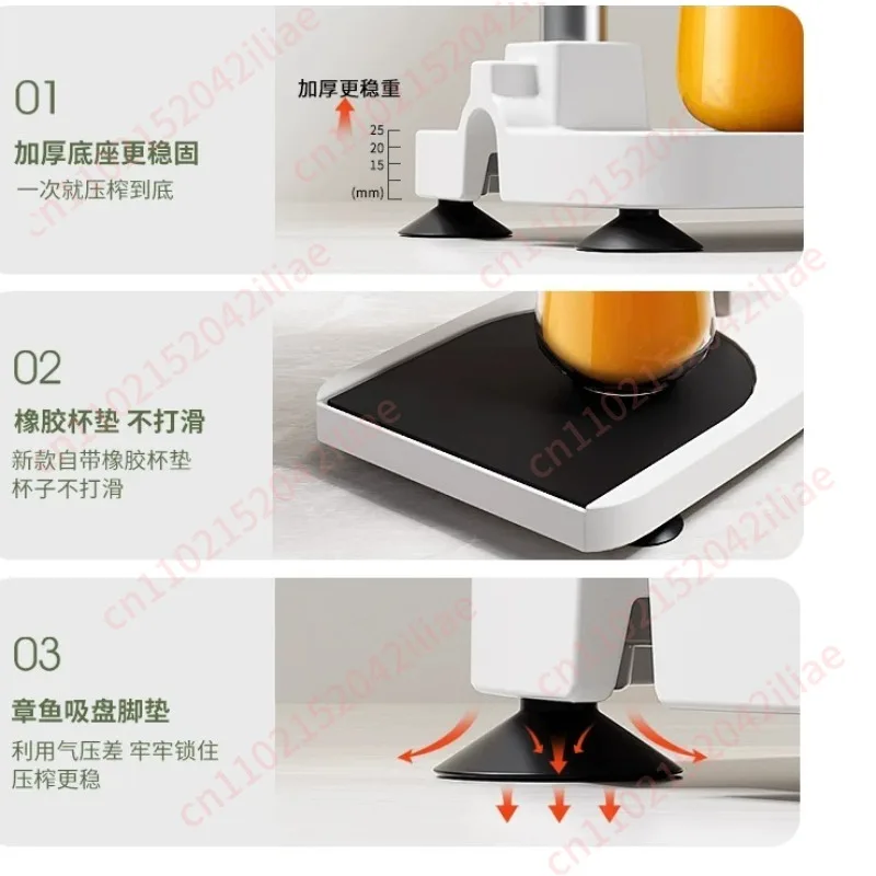 Cast Iron Citrus Juicer | Extra-Large Commercial Grade Manual Hand Press | Heavy Duty Countertop Squeezer