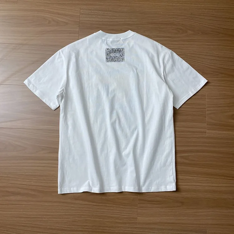 Summer Nemeth Knot Printed Short Sleeved T-shirt for Men and Women Loose Casual Top Tees