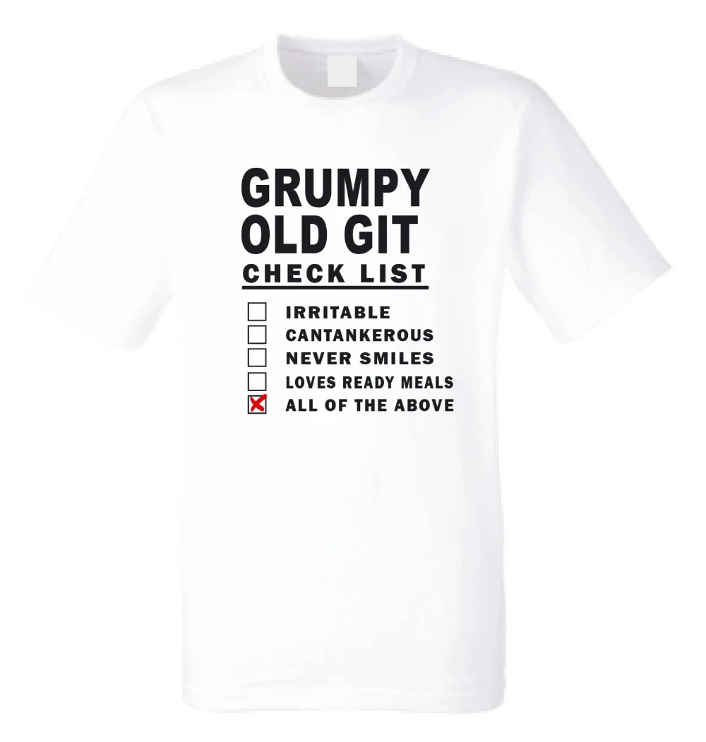 A list of T-shirts for grumpy old men the perfect birthday gift for dads and grandpas fun and stylish streetwear for all seasons