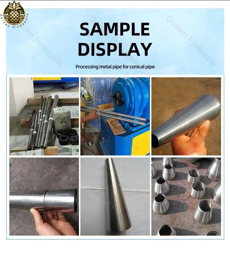 Fabrik Direkt Hohe Qualität Edelstahl/Kohlenstoffstahl Rohr Ende Schrumpfen Maschine Hohe Qualität Rohr Ende Forming Rohr Ende Forming