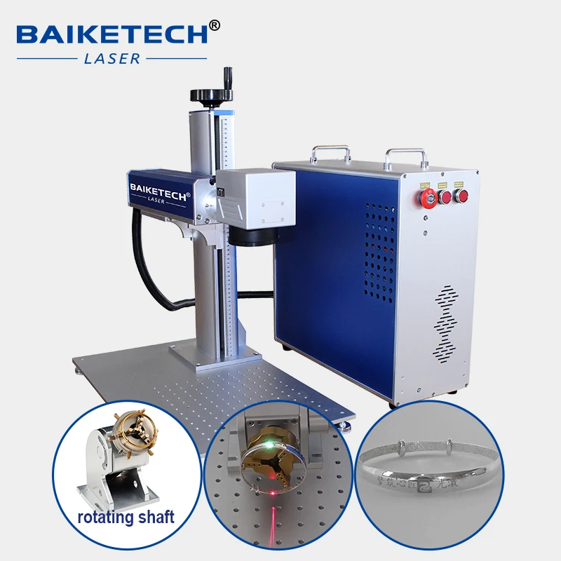 

TH-400Pro 100W JPT Desktop Fiber Laser Marking Marker Machine for Metal Stainless Steel Copper Aluminum Engraving Machine