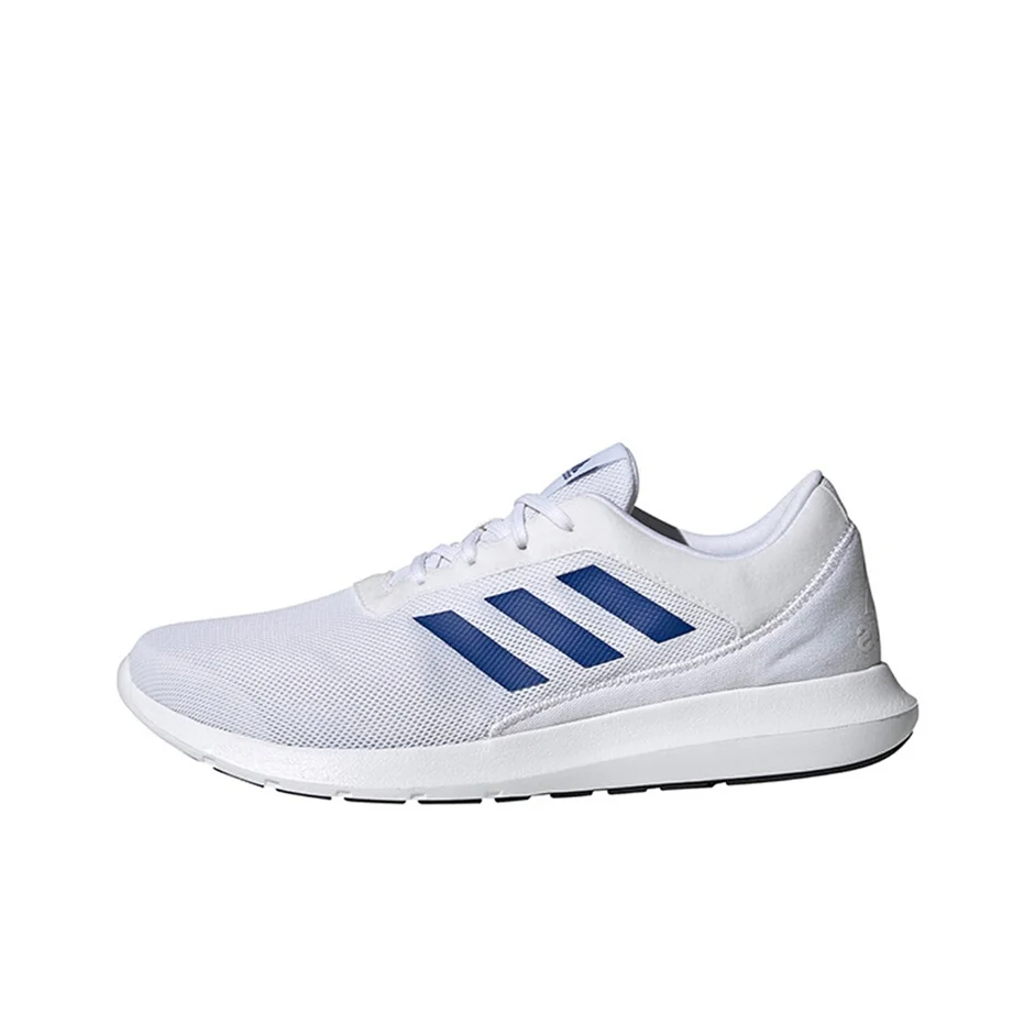 chaussures-de-course-adidas-coreracer-pour-hommes-coupe-basse-blanc-bleu-fx3592