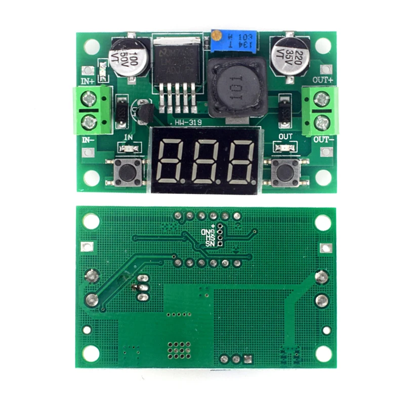 LM2596S DC-DC Buck Converter Step-Down Power Supply Module LM2596 Adjustable DC4V-40V Voltage Regulators with digital display