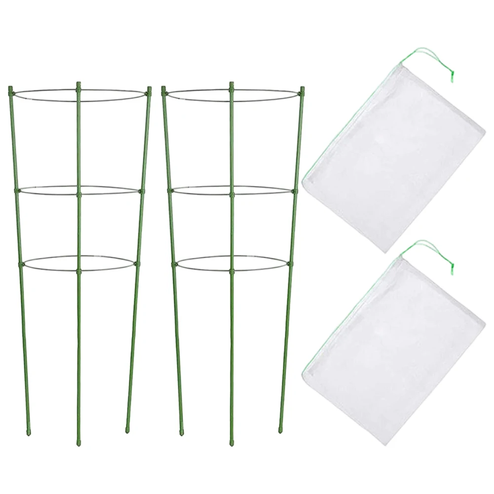 Potted Plant Growing Protection Net Cover Breathable And Transparent 1Insect Mesh 1Seedling Growth Cage Barrier Screen
