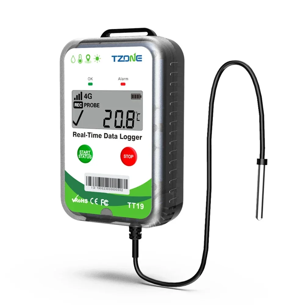 RoRuSReal-time Monitor Temperature And Humidity Data Logger Gps Tracker