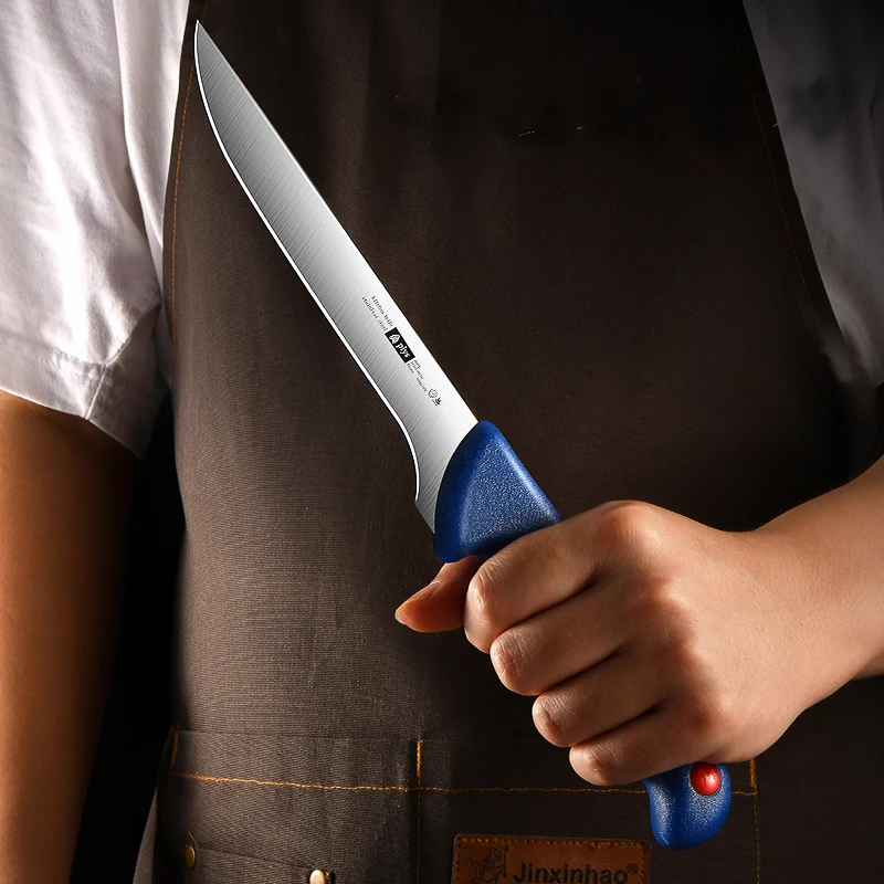 Professional bone-removing knives, stainless steel meat cutting and splitting knives, butcher knives for slaughtering kitchens