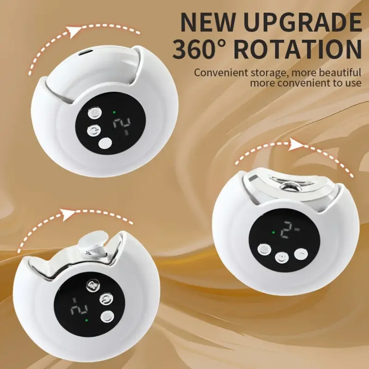 เครื่องตัดเล็บไฟฟ้า 3 in 1 สำหรับเด็กและผู้ใหญ่ เครื่องตัดเล็บอัตโนมัติพร้อมไฟ ตัดแต่งเล็บ ขัดเงา