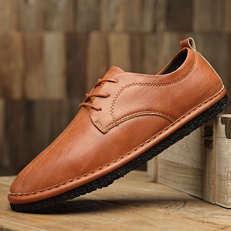 

Classic Oxford Shoes British Style Handcrafted Soles Men's Genuine Leather Shoes Lightweight Breathable Men's Formal Shoes