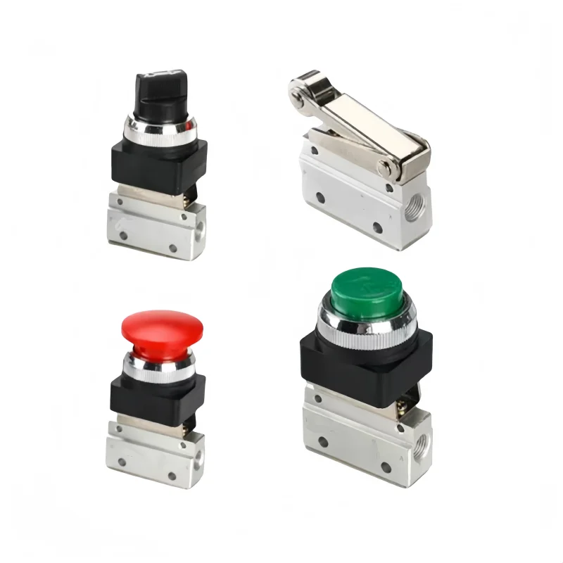 1pcs Pneumatic Mechanical Valve MOV-1 MOV-2 MOV-3 Manual Valve Air Switch Control Valve Quick Push Button