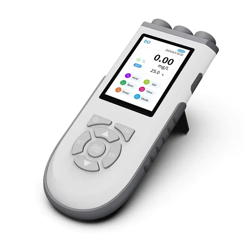Portable Dissolved Oxygen and pH Meter 0-20 Mg/L DO Range -2.000 to 20.000 pH Type-C USB Data Export for  LPD10