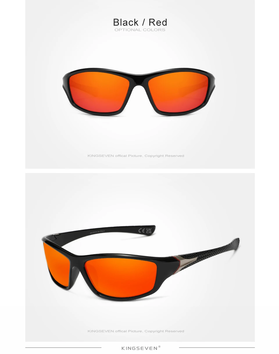 KINGSEVEN Outdoor UV400 Brille Gepolsterte Brille Anti-UV Unisex Sport Sonnenbrille Brillen Motorrad Reiten Schutzbrille – Detail 9