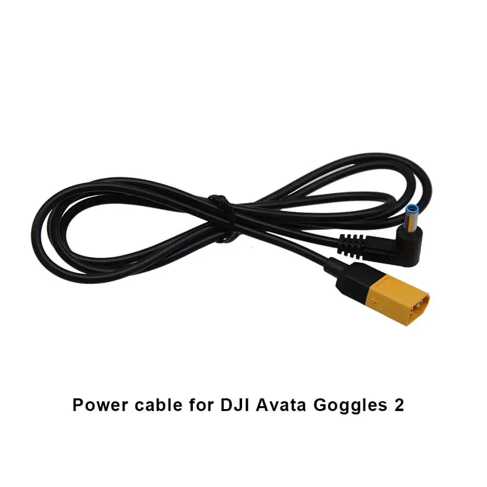 1.2M Power Kabel XT60 Stekker Naar 4530 Connector Adapter Draad Voor DJI Avata Goggles 2 RC FPV drone Bril Onderdelen