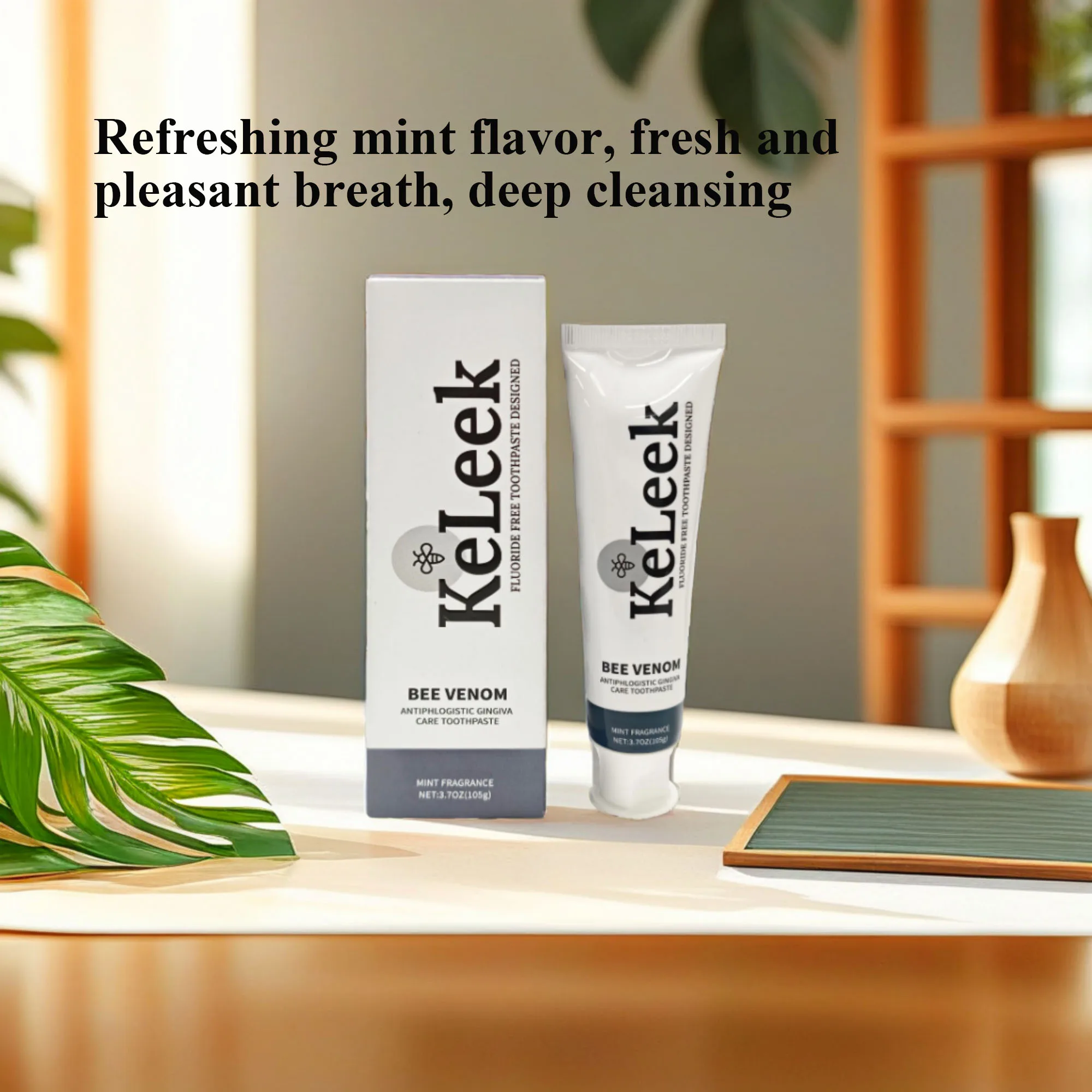 Toothpaste Bee Venom Multi Peptides Bleeding Gums Gingivitis Treatment Repair Sensitive Teeth Mouth Sores 12 Hours Breath Fresh