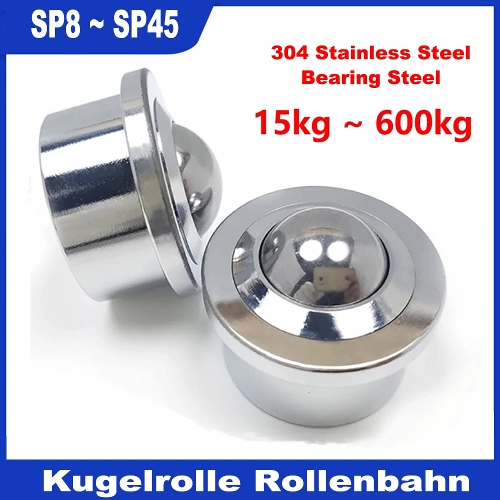

1Pcs SP8 ~ SP45 Precision Universal Ball Bearing Casters/Wheel,Heavy Duty Furniture Rollers,Transmission Systefurniture Wheel