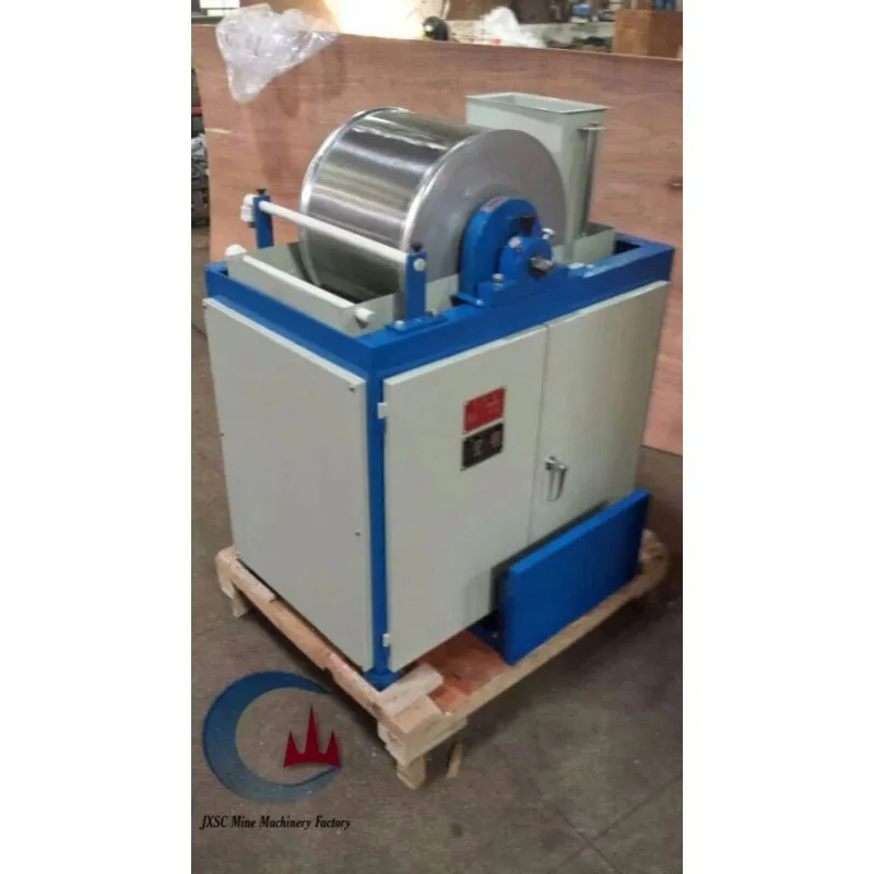 Высокоинтенсивная машина для сортировки металла, небольшой барабанный тип, лабораторный магнитный сепаратор для мокрого барабана