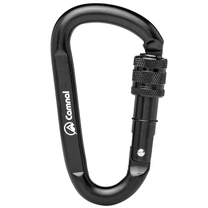 2-Piece Set,Multipurpose D-Type Steel Lock 30kn, Mountaineering Buckle, Outdoor Rock Climbing, Quick Lifting Hook,P221 view 5