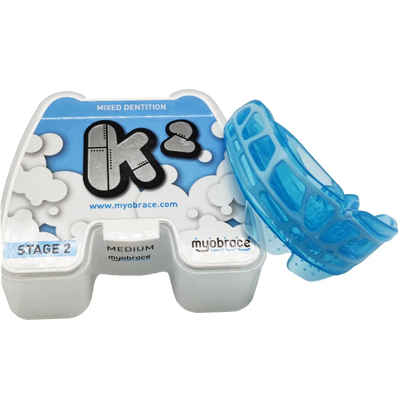 Myobrace-K2 歯矯正歯科、K2、MRC Edades 5-10、モルディダ、歯の圧迫