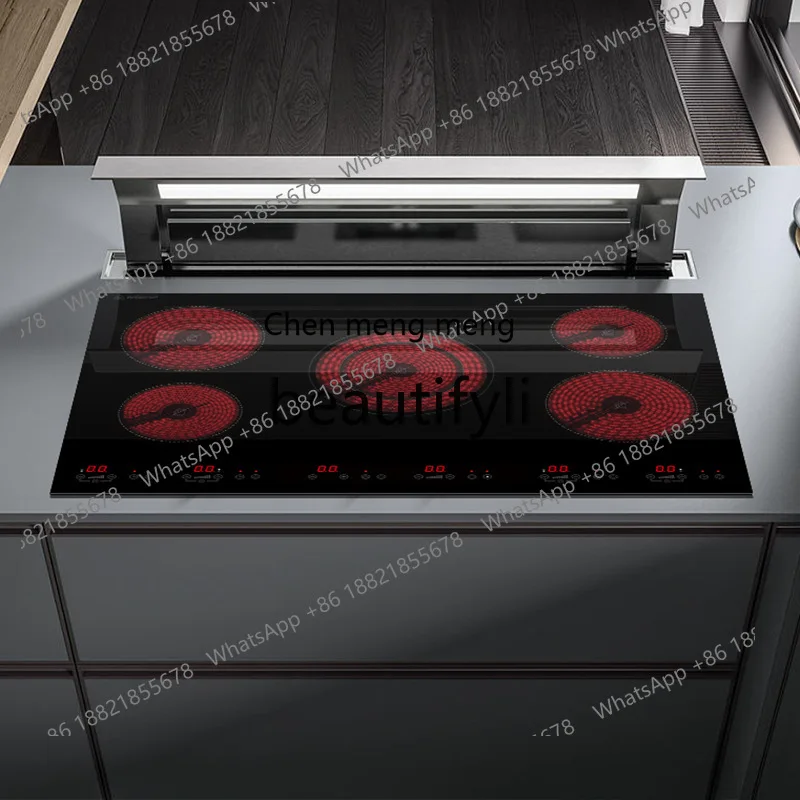 

Z189 Multi-head electric ceramic cooker Induction cooker Household embedded five-head cooker