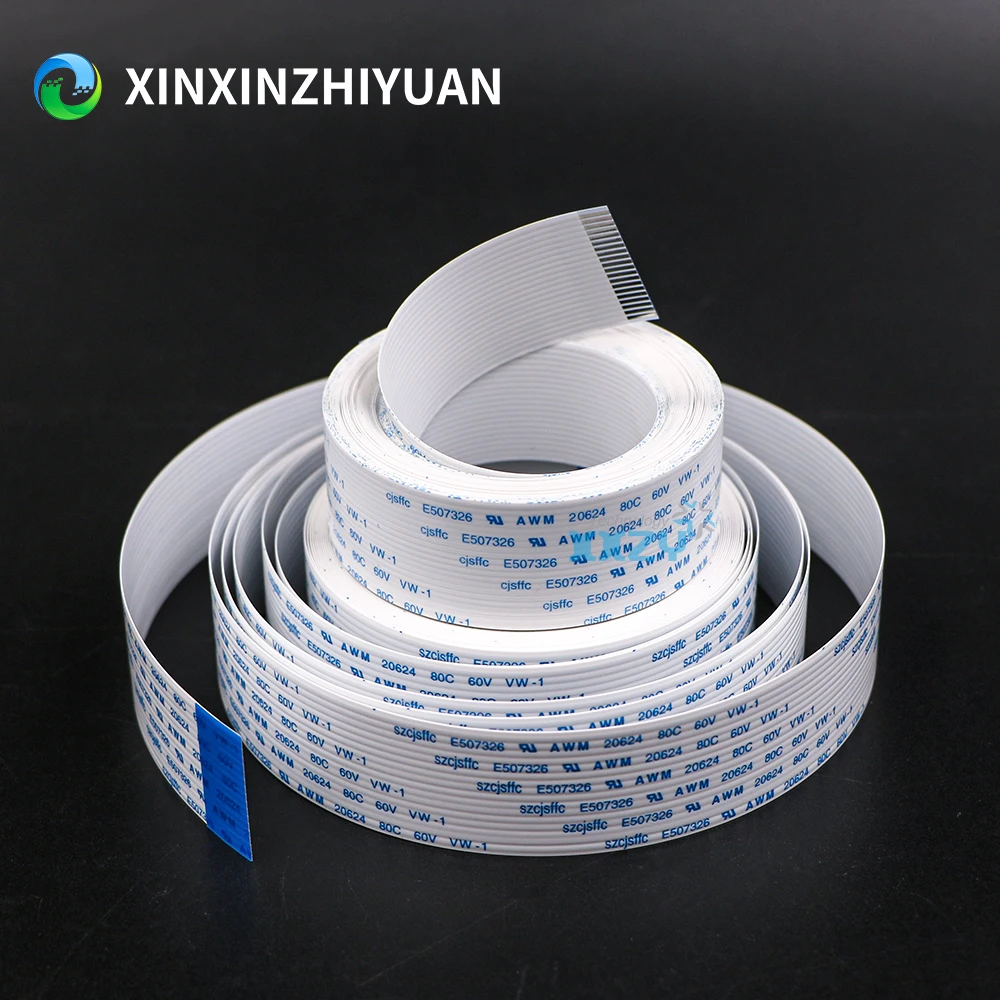 14P 16P 18P Long Data Cable for Crystaljet Phaeton Infiniti Eco Solvent Printer 6.1M 6.5M FFC Flat Cable 16Pins Data Wire 6100mm