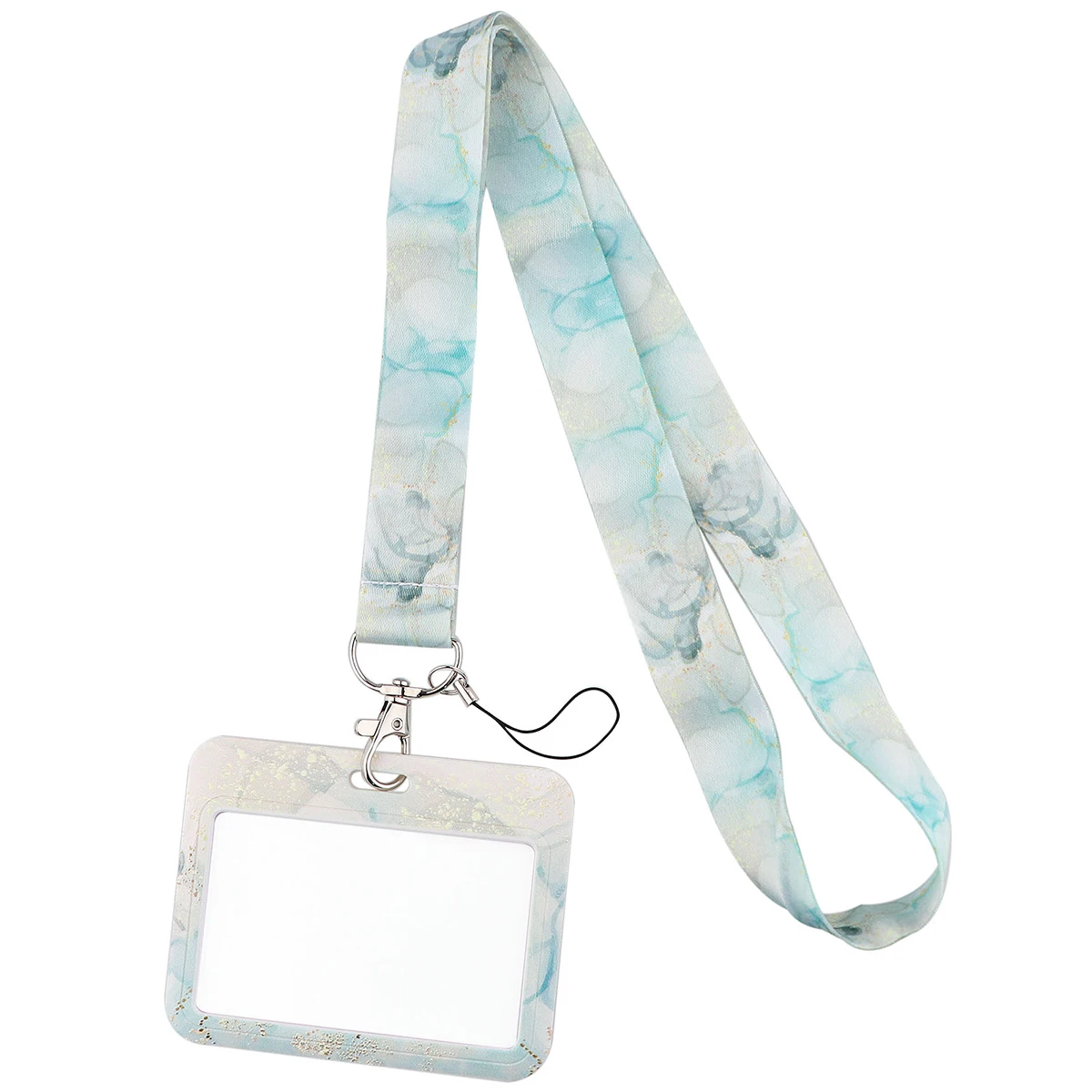 Marble Printing Lanyards Cool Neck Strap Straps Ribbons Phone Buttons ID Card Holder Lanyard Buttons DIY Hanging Rope