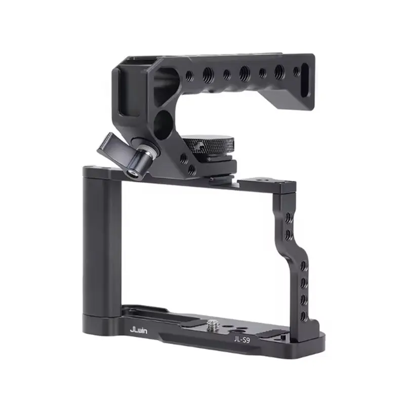 

Jlwin For Panasonic LUMIX S9 For Mirrorless Cameras Protective Frame Camera Cage& Handle Case Vlog Tripod Mount