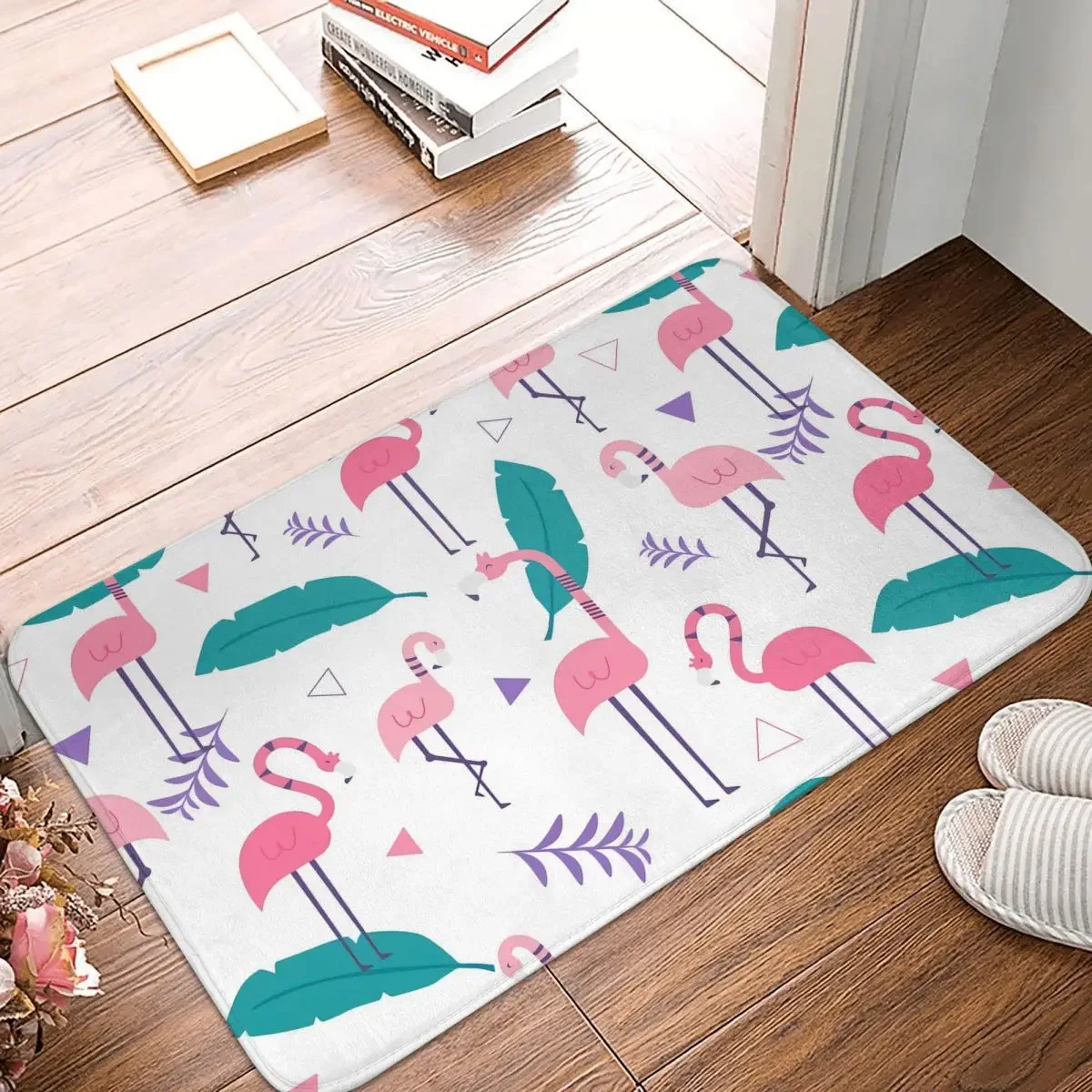 Bedroom Mat Flamingo Pink Bird Rug Home Doormat Living Room Carpet Balcony