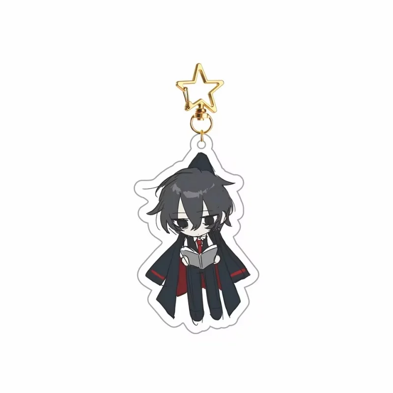 Acrylic Pendant Keychain Anime Limbus Company 6CM Accessories Goods Collection 12PCS Lovely Products Bag Acrylic KeyRing Gifts