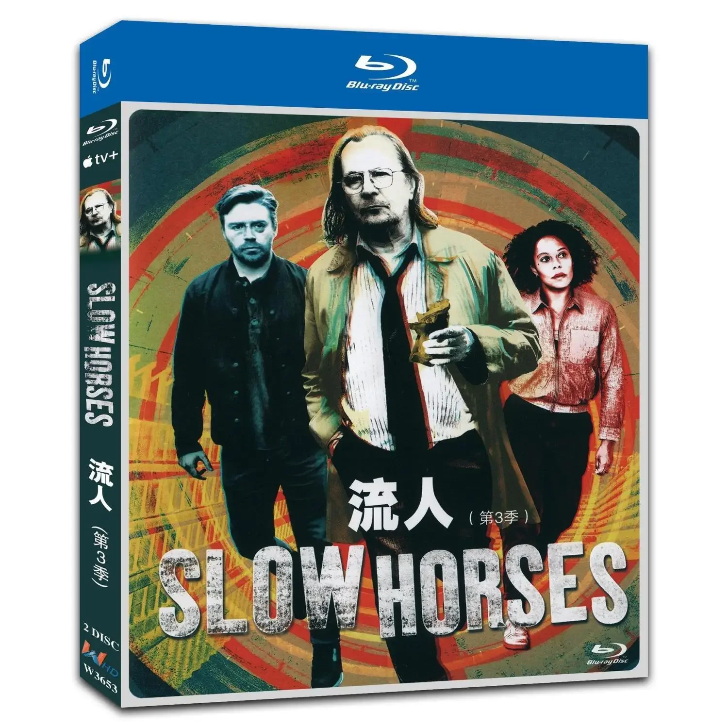 

SLOW HORSES - Season 3, 2 Blu-ray Discs with English/Chinese subtitles