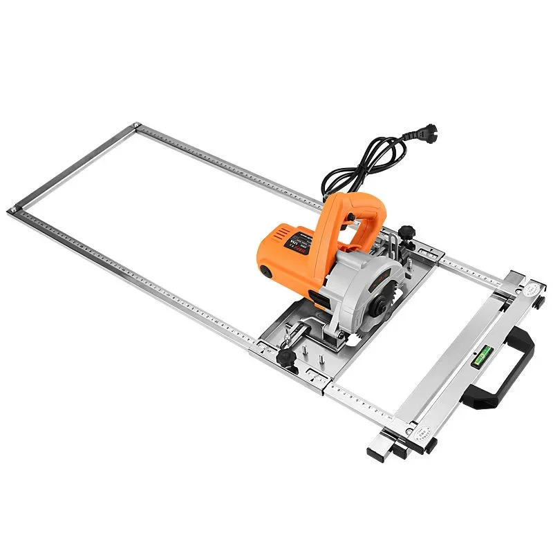 New Electric Circular Saw Trimmer with Edge Guide - Positioning Cutting Board for Woodworking, Router Circle Milling Groove