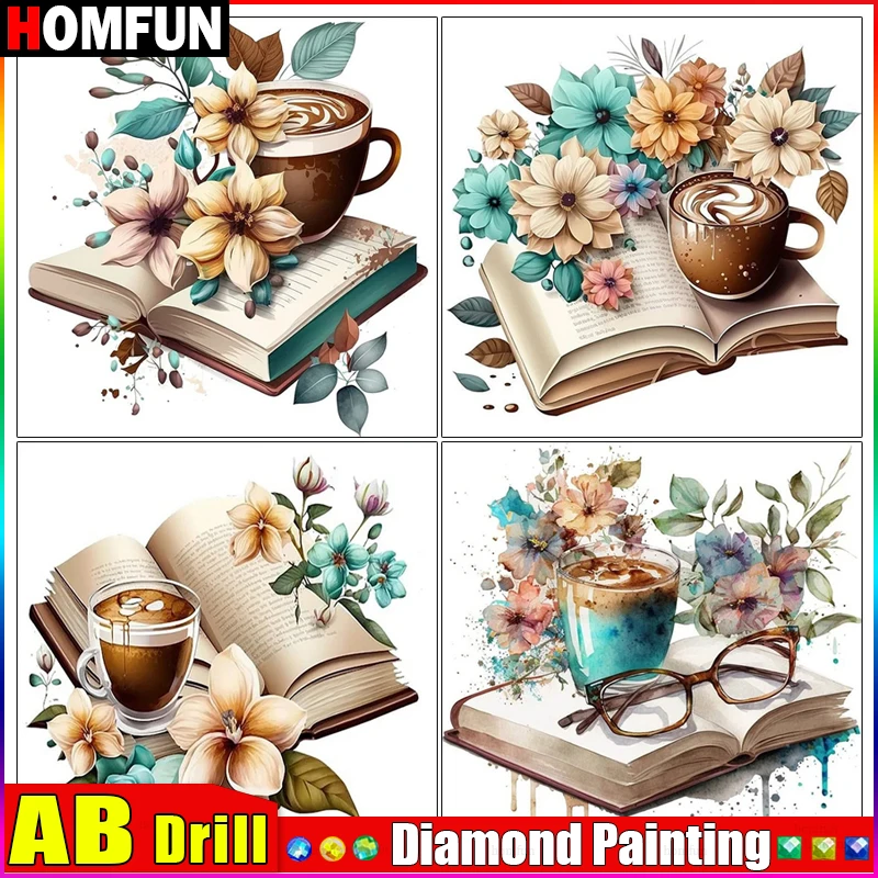 HOMFUN AB Art 5D Diy Diamond Painting 