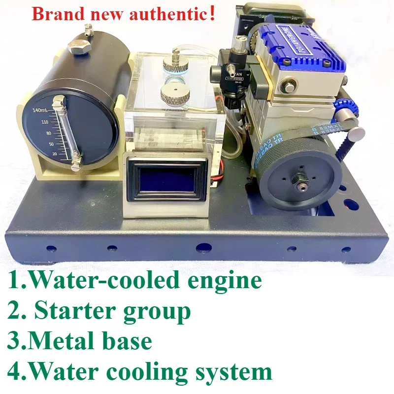 TOYAN Water-cooled All-metal Engine Model Double-cylinder Methanol Fuel Micro Laboratory Teaching Aids Mini Engine Assembly Toys