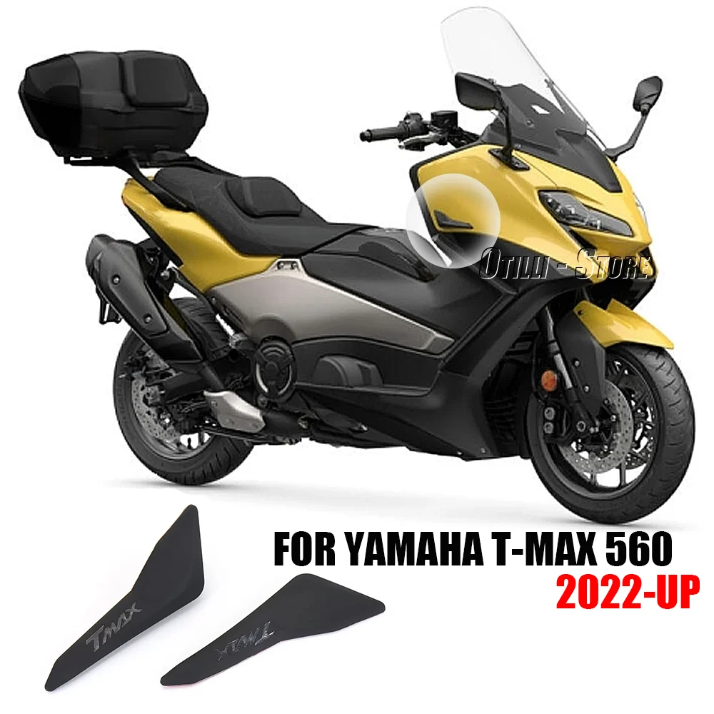 Black Anti-collision Protector Stickers Side Edge Protection Guards Strip For Yamaha TMAX T-MAX 560 T-MAX560 TMAX560 2023 2022