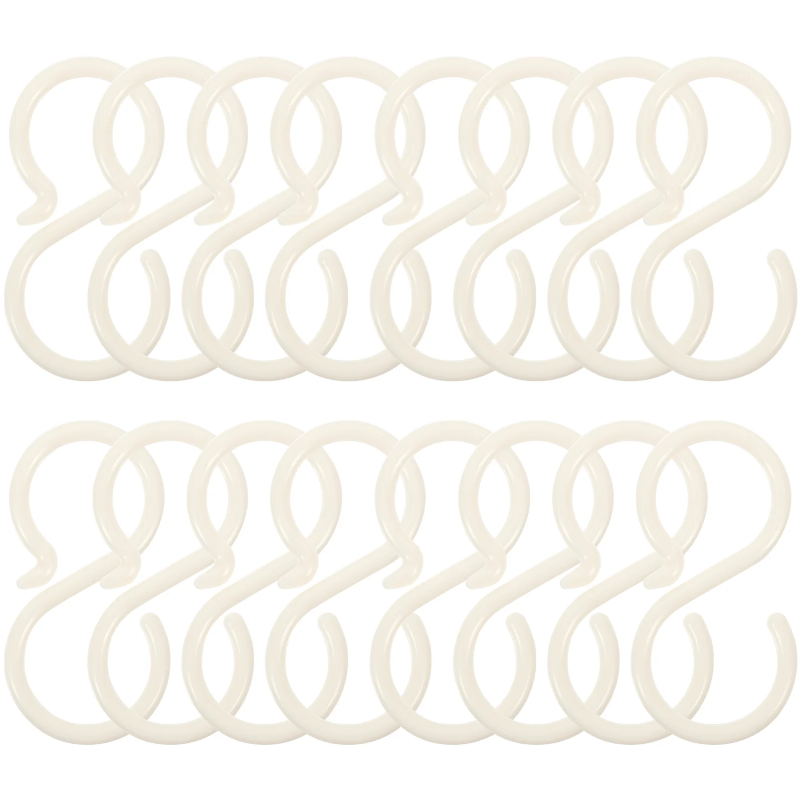 

40 Pcs Hook up Plastic Design Hooks Headband Display Hat Heavy Duty Towel S-shape Office Headbands