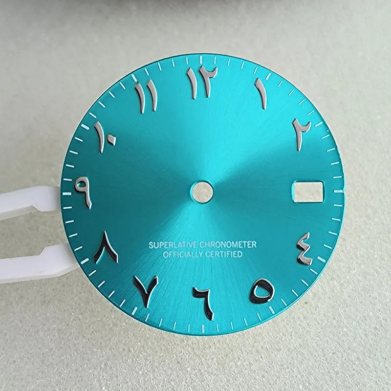 NH35 Dial NH36 Dial 28.5mm Arabic dial accessories for NH35 /NH 36 automatic mechanical movement watch accessories