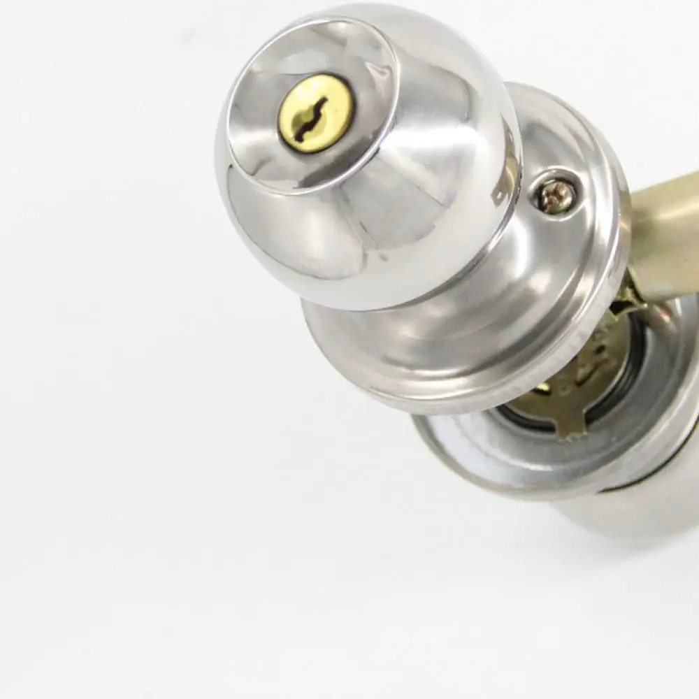 Modern Stainless Steel Ball Lock For Gurui Plastic Steel Aluminum Door Handle Bedroom Bathroom Interior Hardware Doorway