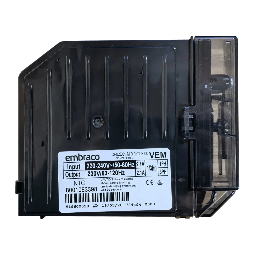Para Refrigerador CF02D01 M0.0 0TF00 VEM 519600029 Caja de Variador de Frecuencia Compatible, Repuestos para Refrigerador