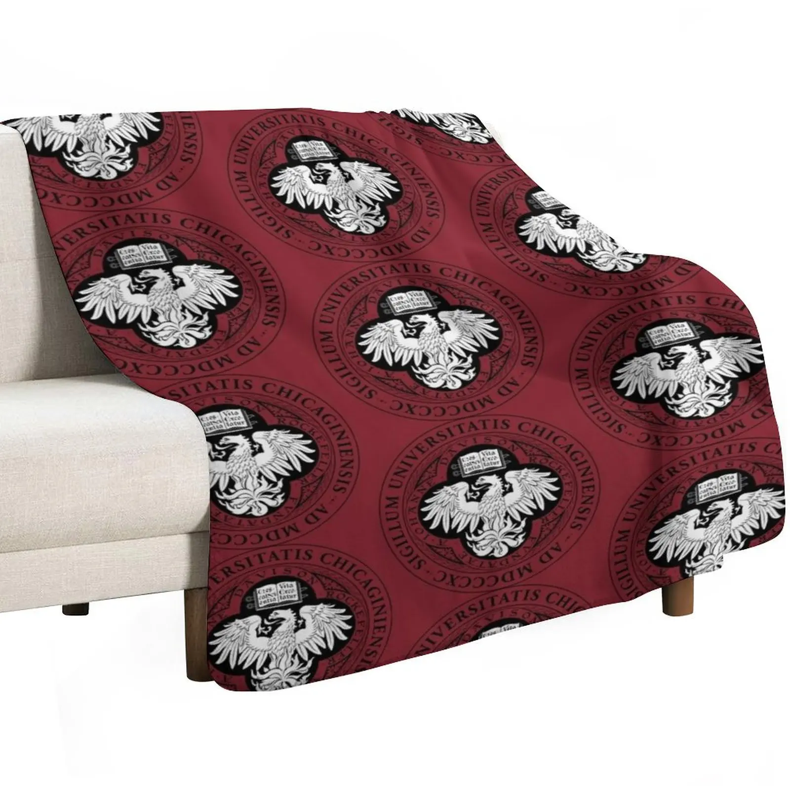 University of Chicago Throw Blanket Hairys Bed Fashionable Large Beautifuls Nap Winter beds Blankets