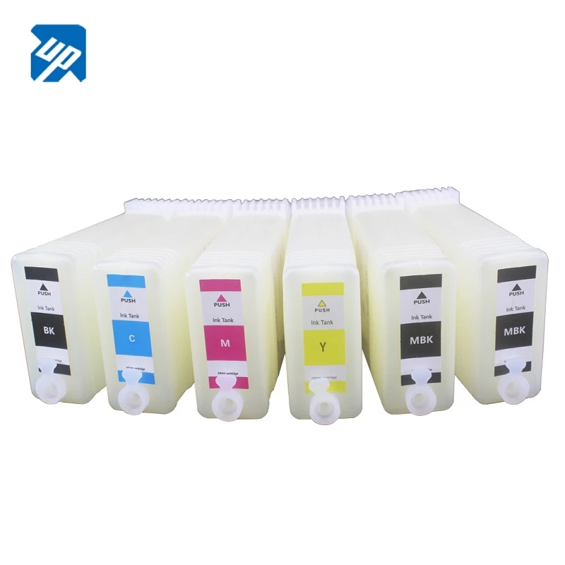 6PCS 130ml PFI-107 PFI107 Empty refillable Ink Cartridge For Canon ipf670 ipf680 ipf685 ipf770 ipf780 ipf785 Printer NO Chip