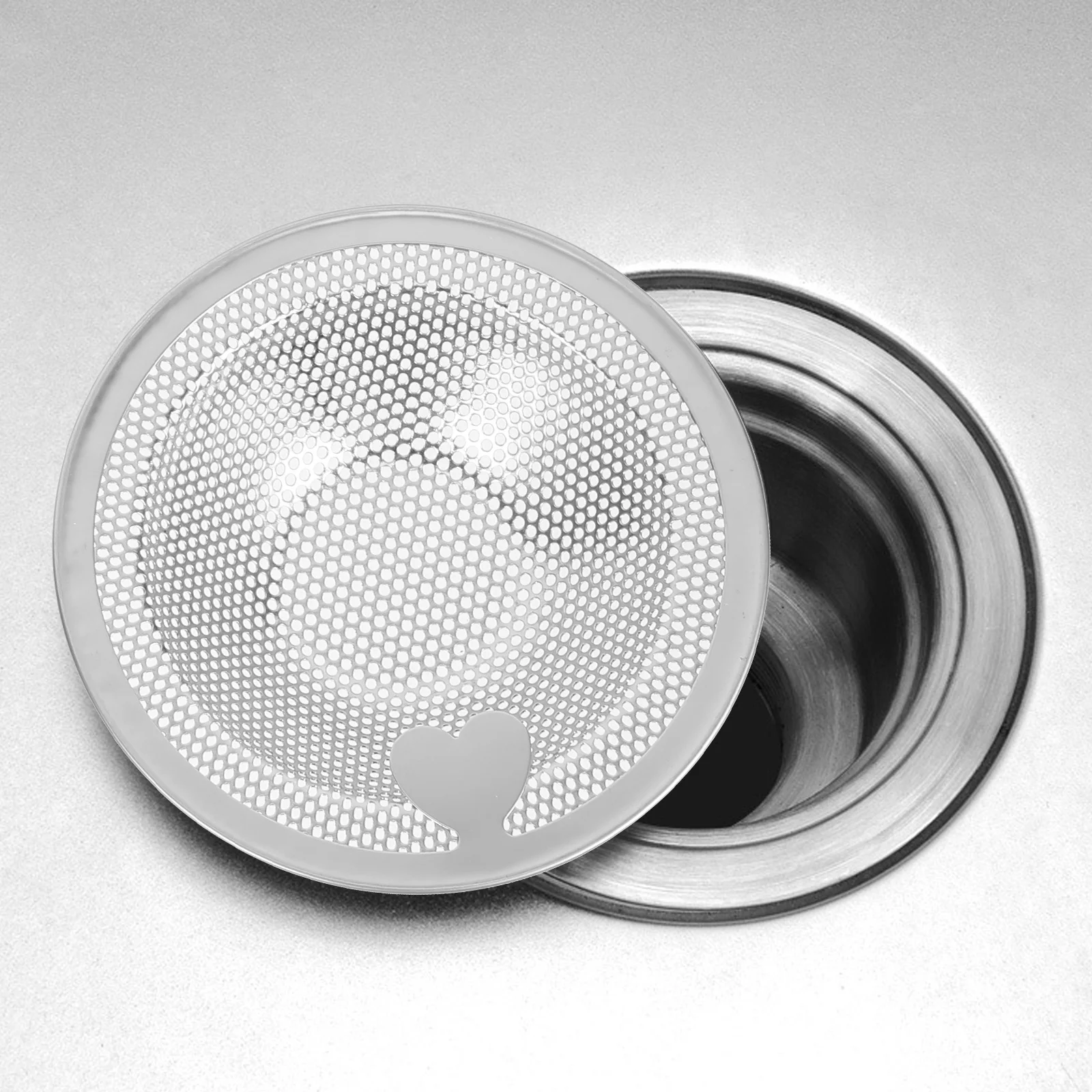 

3pcs Stainless Steel Drain Filter Basket Kitchen Anti Clogging Home Sink Drain Cover Strainer Kitchen Sink Accessories Wash