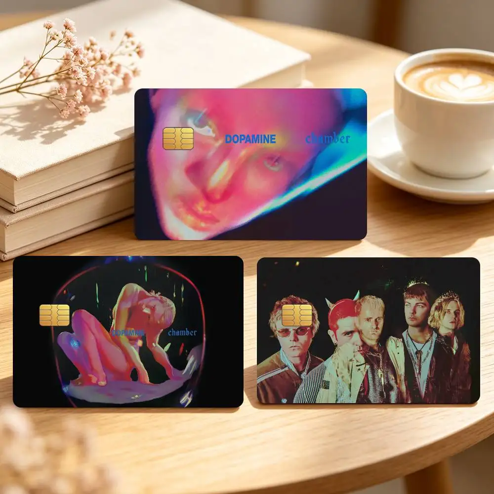 Band F-Fontaines-D-D.c.Dopamine Chamber Credit Card Sticker Waterproof Anti-Scratch 4PCS Bank Debit Traffic Cover Decoration