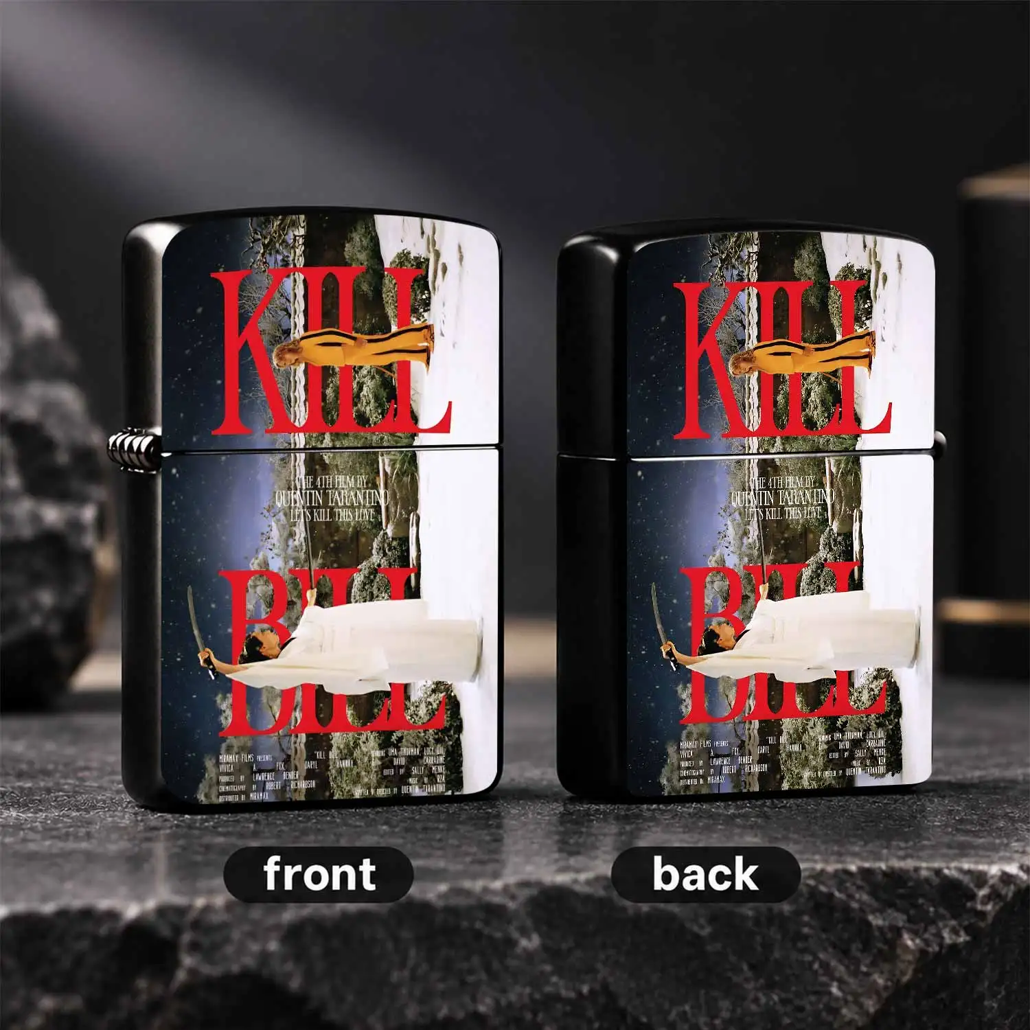 CreativeBill Movie Poster Themed Portable Lighter, Retro Classic Film Peripheral Decor, Practical Daily Carry Item, Unique Trendy Gifting Option, Suitable for Multiple Scenes, High Sense of Atmosphere, Exquisite Collecti Humorous and intere