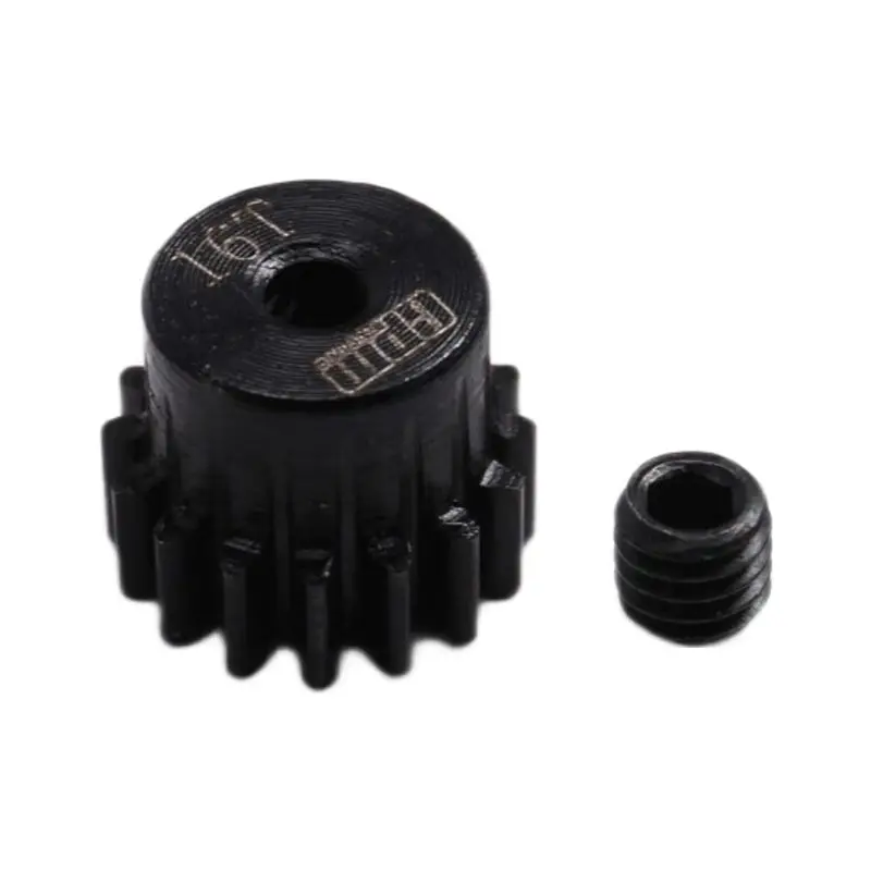 A44Z-Steel Pinion Gear 16T 0.5M 2Mm Shaft For LOSI 1/24 Micro-B 2WD Buggy LOSI Micro-B Gear 16T