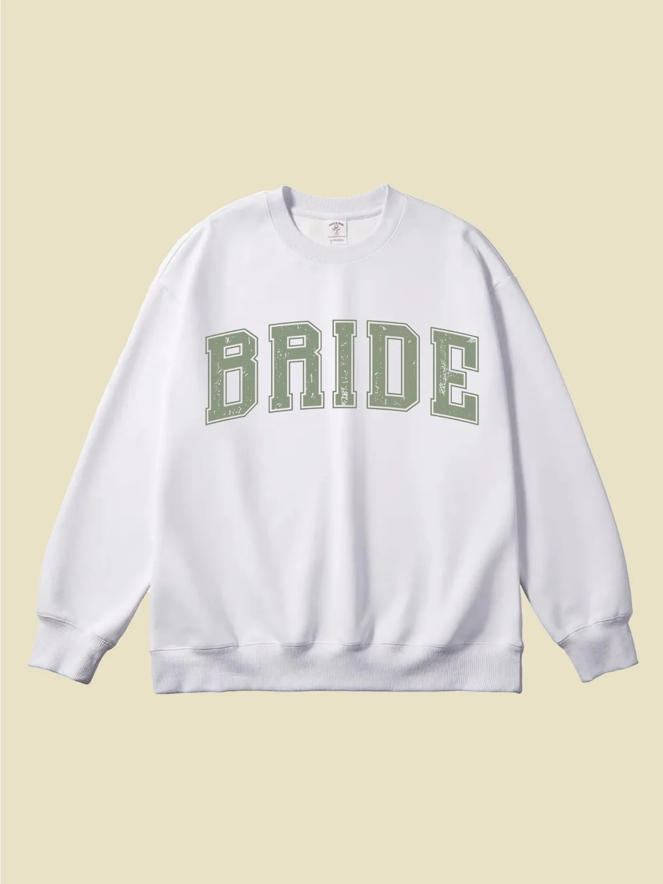 

Цвет невесты, модный женский джемпер с круглым вырезом, разноцветный унисекс, подходит из чистого хлопка для осени и зимы, модный спортивный стиль на Хэллоуин