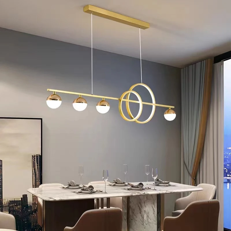 Modern Minimalist Led Pendant Lights for Kitchen Table Dining Room Office Chandelier Nordic Creative Pendant Light Decor Lamp