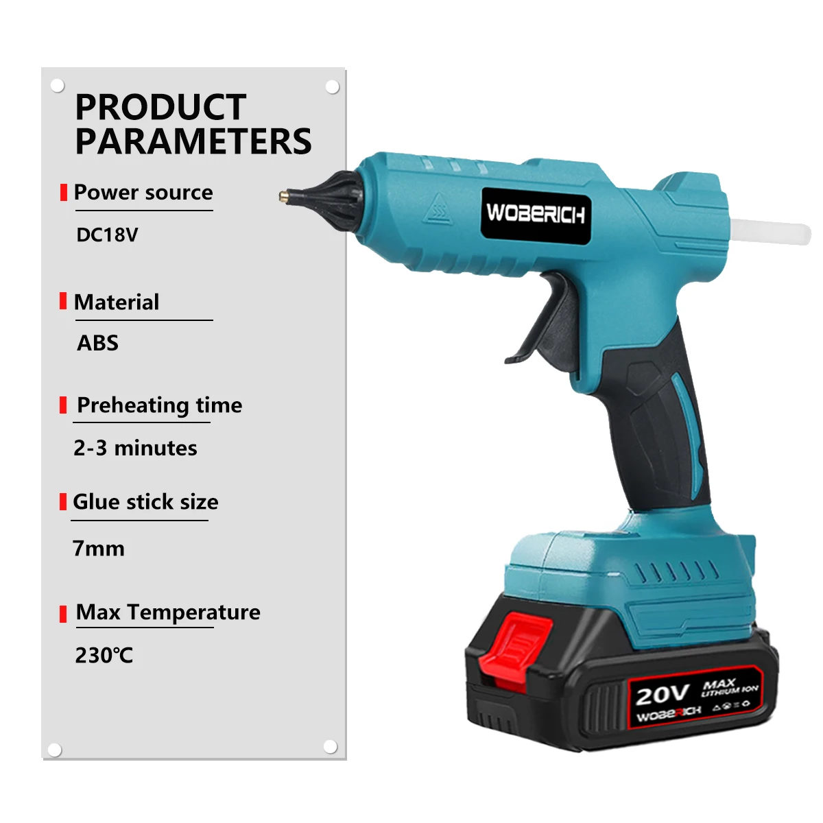 Imagem -05 - Cordless Hot Melt Pistola de Cola Recarregável Aquecimento Rápido 11 Milímetros Cola em Bastão Reparação Faça Você Mesmo Ferramentas Elétricas para Makita Bateria 18v