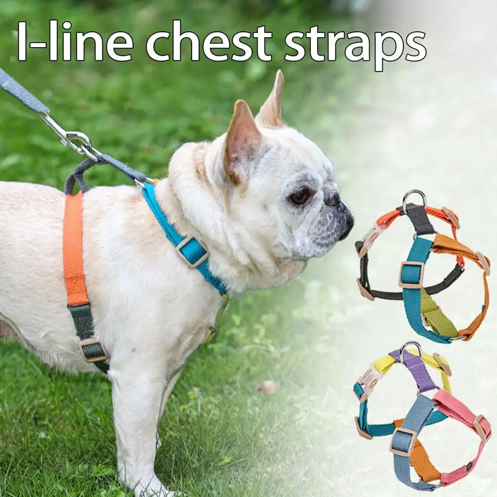 Puppy Chest Strap Lightweight Dog Harness Vest Ergonomic Design Multipurpose Small Medium Dog Harnesses Chest Strap