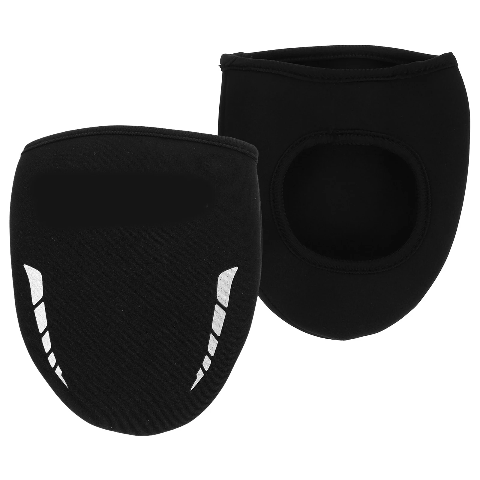 

Thermal Cycling Shoe Covers Windproof Elastic SBR Abrasion Resistant Big Opening Fit Most Shoes Winter Bike Riding Toe